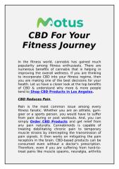 CBD For Your Fitness Journey (1).docx