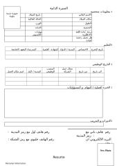 Arabic & English CV 005.doc