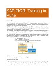 SAP FIORI Training in Pune (1).ppt